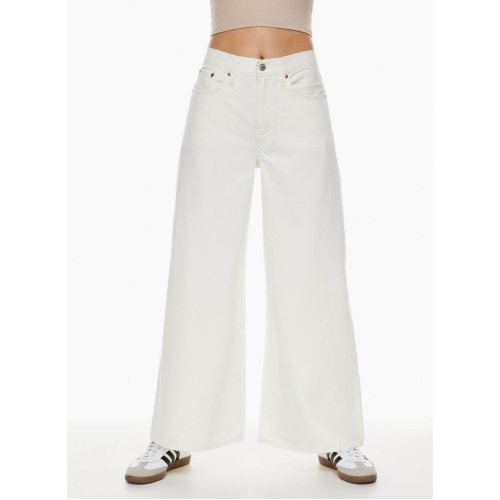 Levi’s XL Flood Wide Leg Jeans Size 29 White High Rise